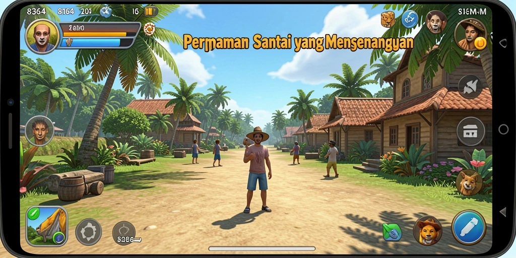Tampilan menarik dari gameplay 8364 yang penuh warna dan kesenangan.