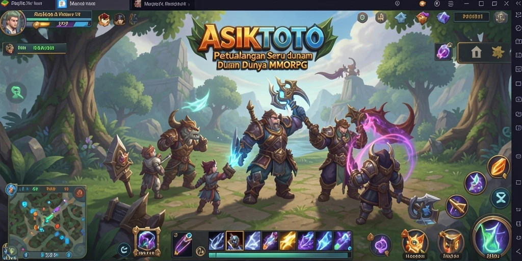 Tampilan gameplay <strong>ASIKTOTO</strong> yang menakjubkan dalam dunia MMORPG.