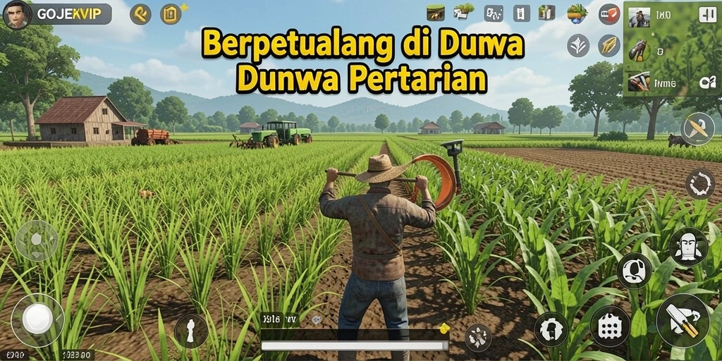 Tampilan gameplay seru di dunia pertanian GOJEKVIP.