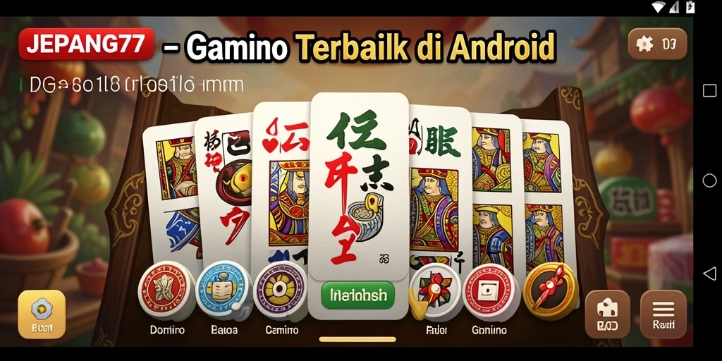 Tampilan gameplay seru dari game Domino JEPANG77.