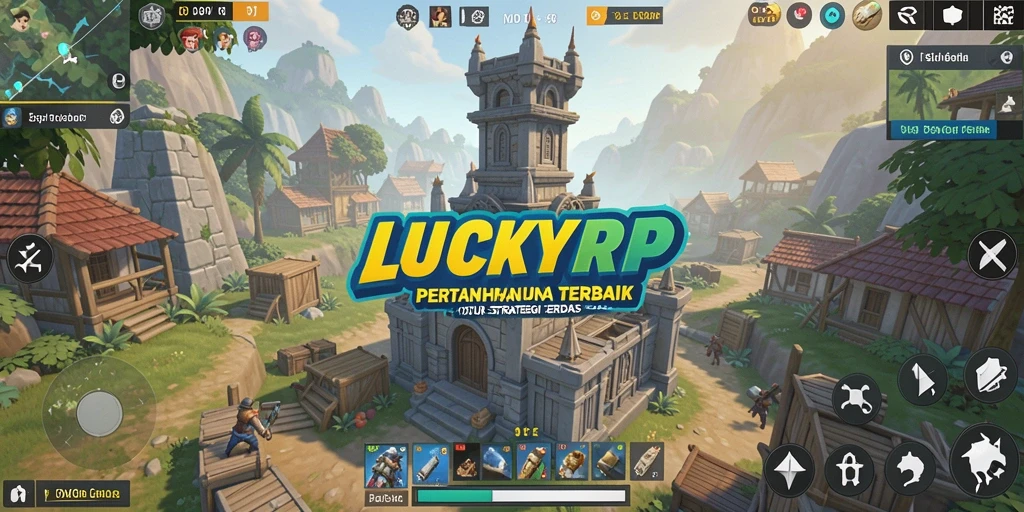 Tampilan gameplay LUCKYRP yang menakjubkan dan penuh aksi.