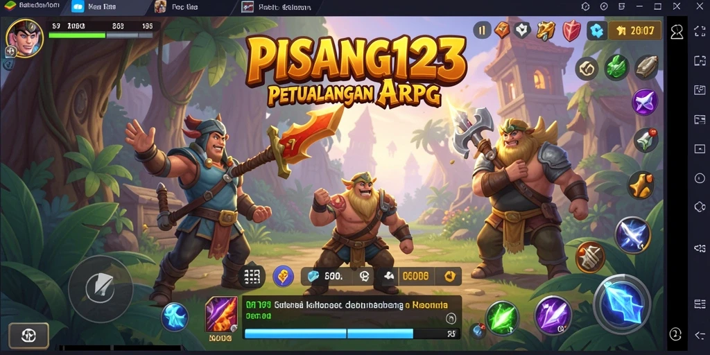 Tampilan gameplay PISANG123 yang seru dan penuh aksi.