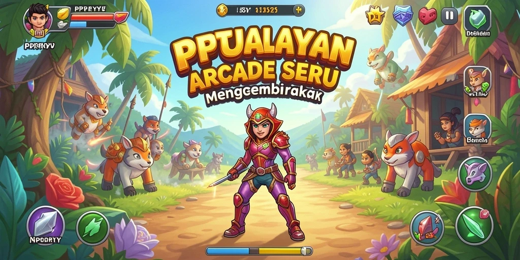 Screenshot gameplay PPRRYY yang menunjukkan aksi seru dan tantangan.