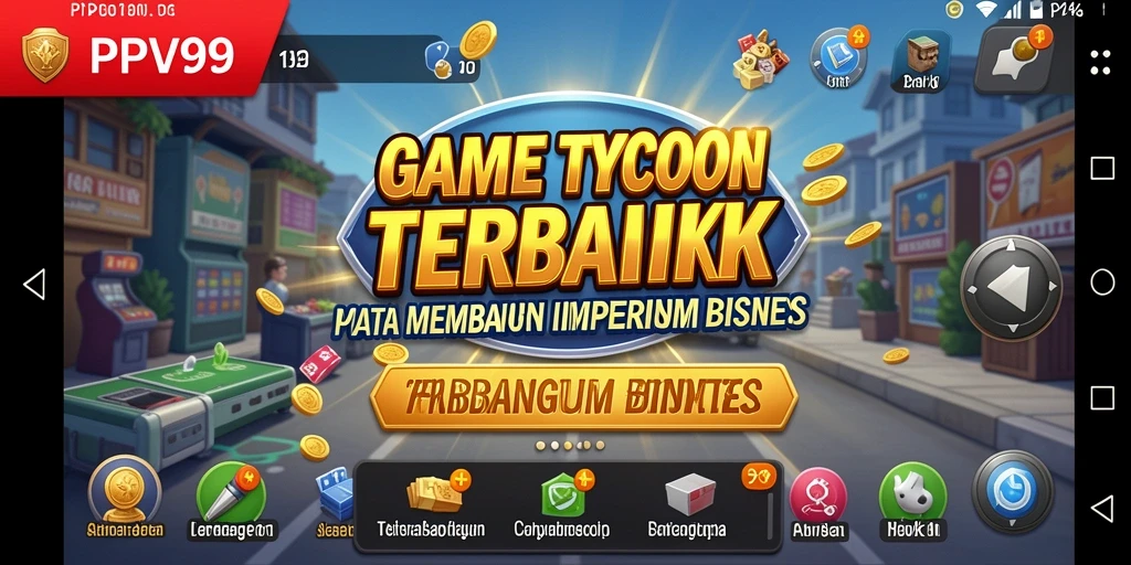 Tampilan gameplay seru dari PPV99 yang penuh strategi bisnis.