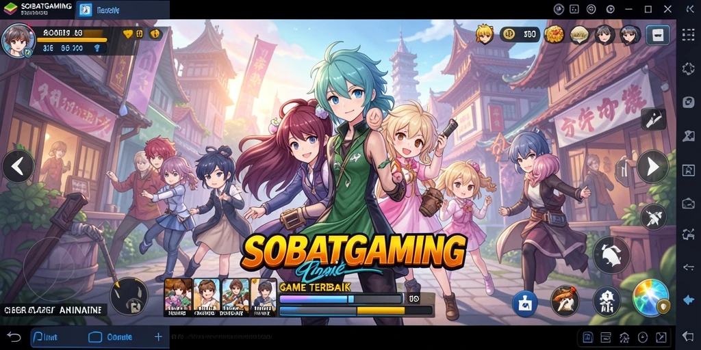 Gameplay menarik dengan karakter anime favorit yang menghibur.